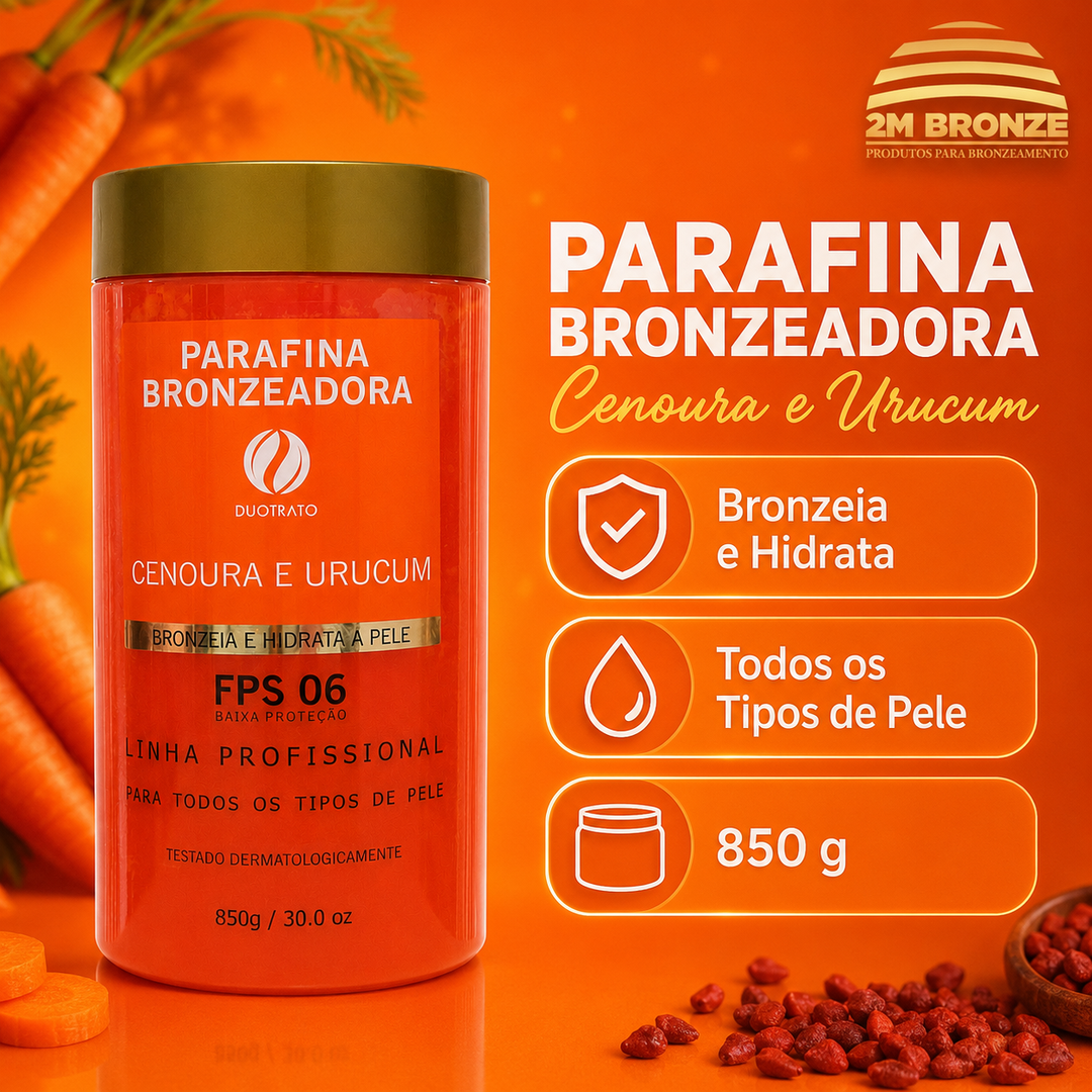 Duotrato Parafina Cenoura e Urucum 830g