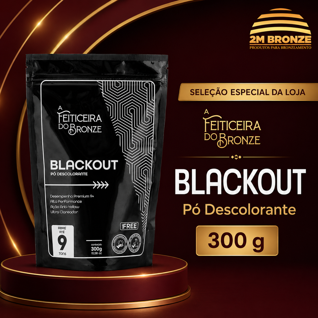 Feiticeira do Bronze Po Descolorante Blackout 300g