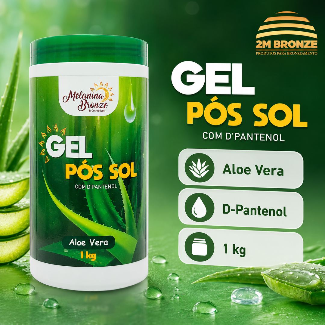 Melanina Bronze Gel Pós Sol 1kg