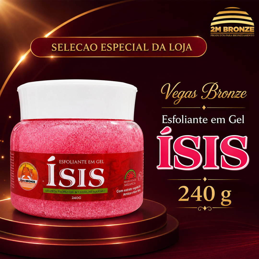 Vegas Bronze Esfoliante Isis 240g