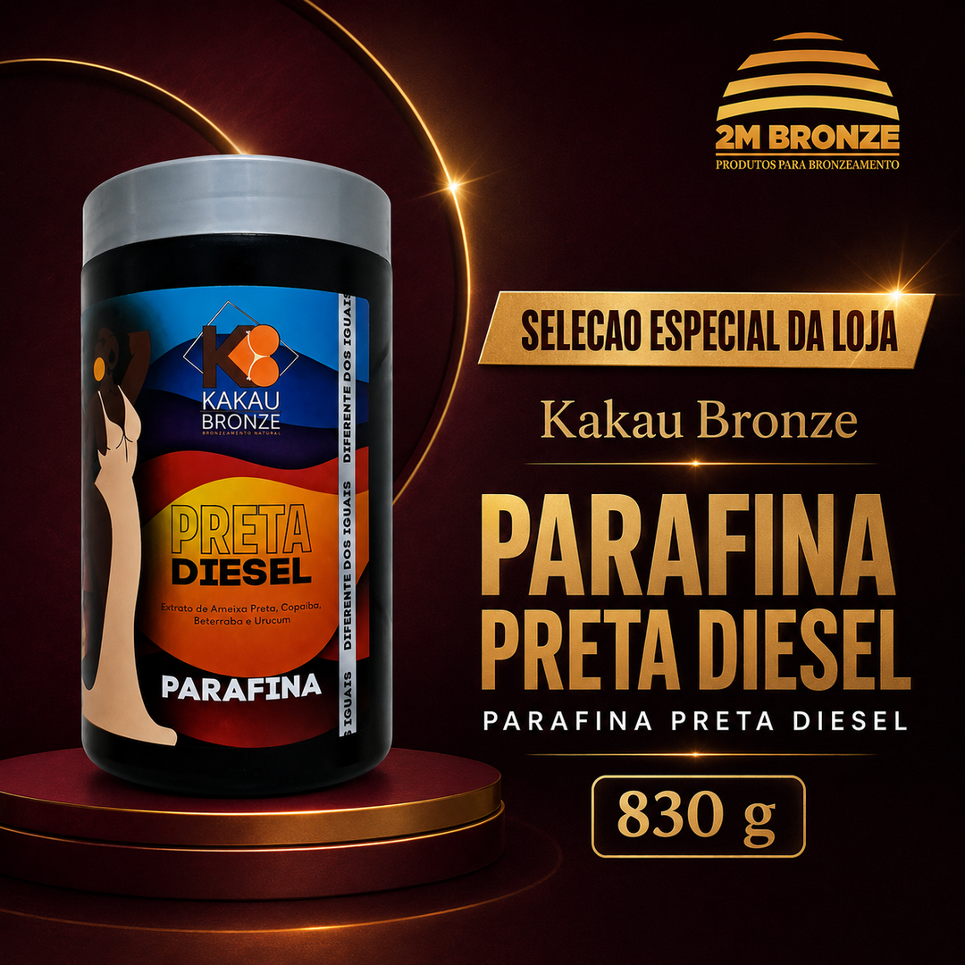 Kakau Bronze Parafina Preta Diesel 830g