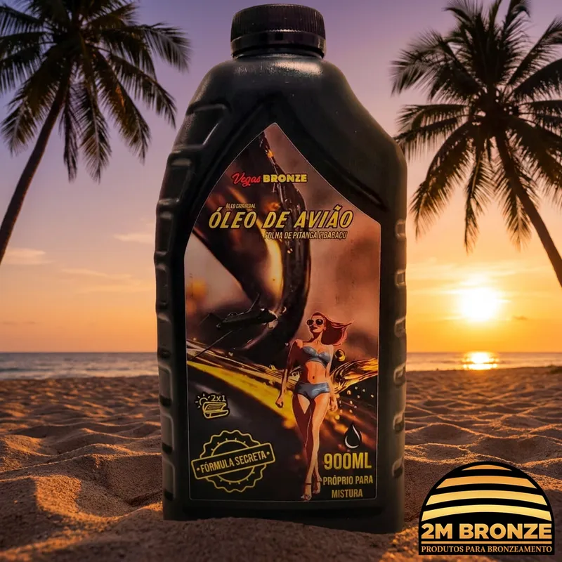 Vegas Bronze Óleo Corporal de Avião 900ml