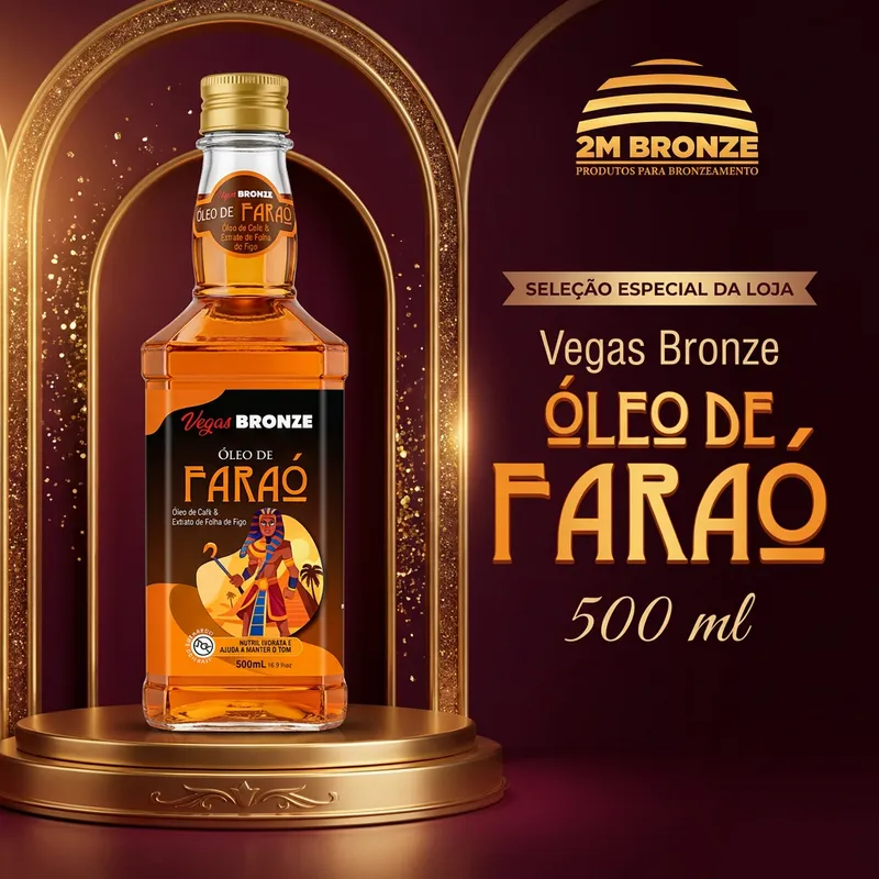 Vegas Bronze Óleo de Faraó 500ml