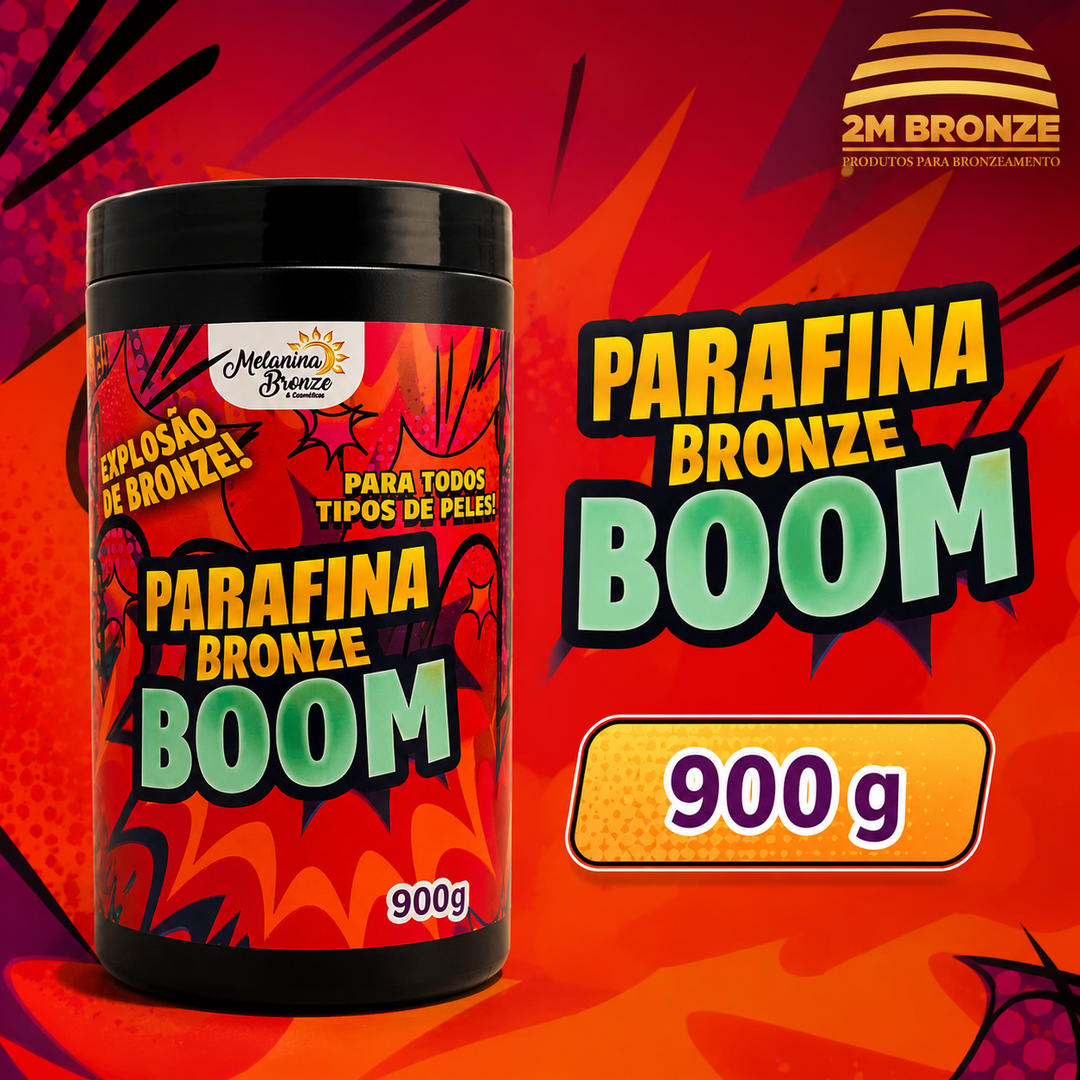 Melanina Bronze Parafina Bronze Boom 900g