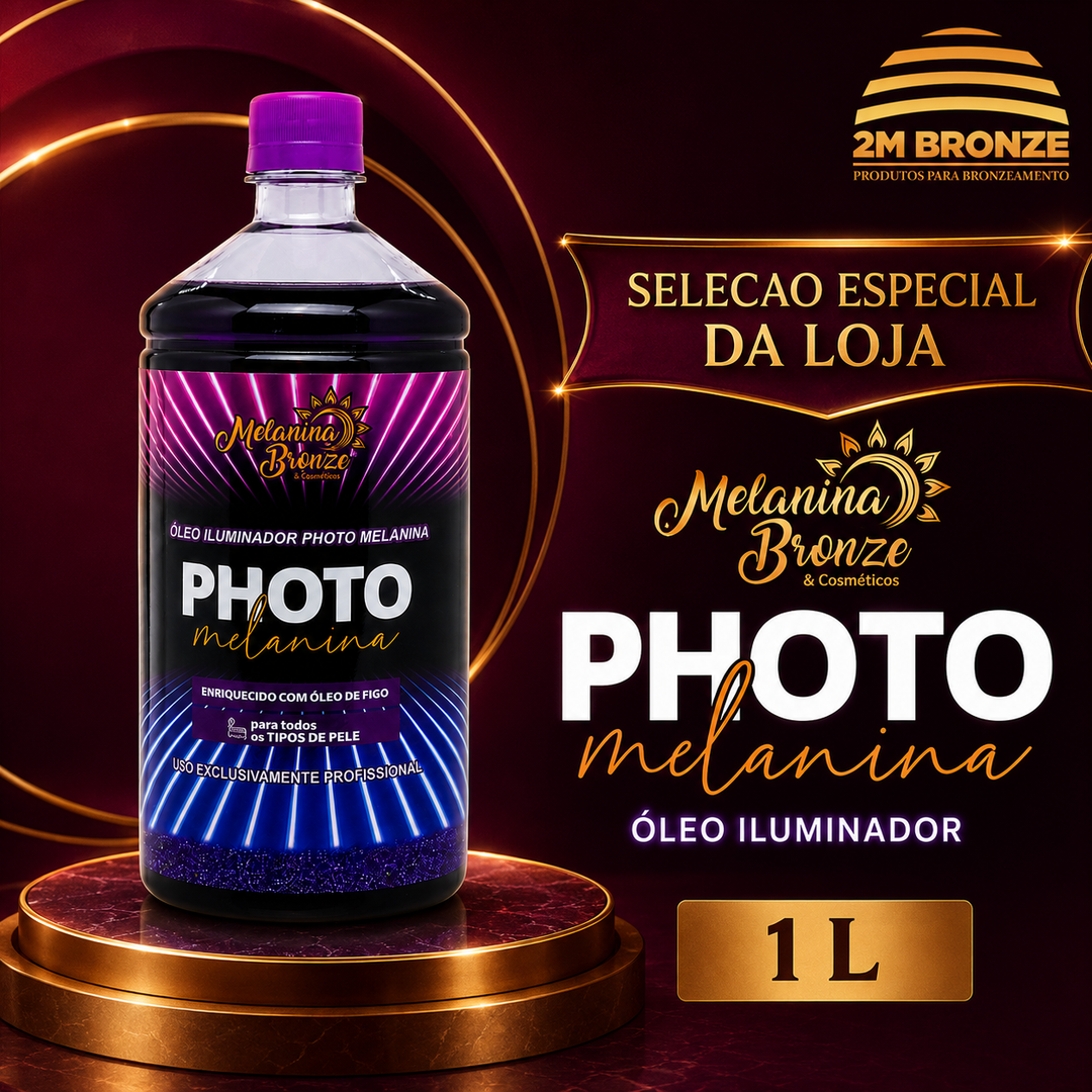 Melanina Bronze Oleo Iluminador Photo Melanina 1l